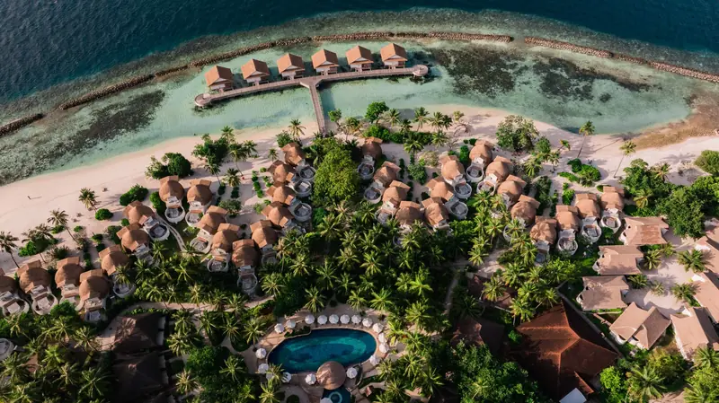 Bandos Maldives — 鸟瞰 (第7张,共8张)