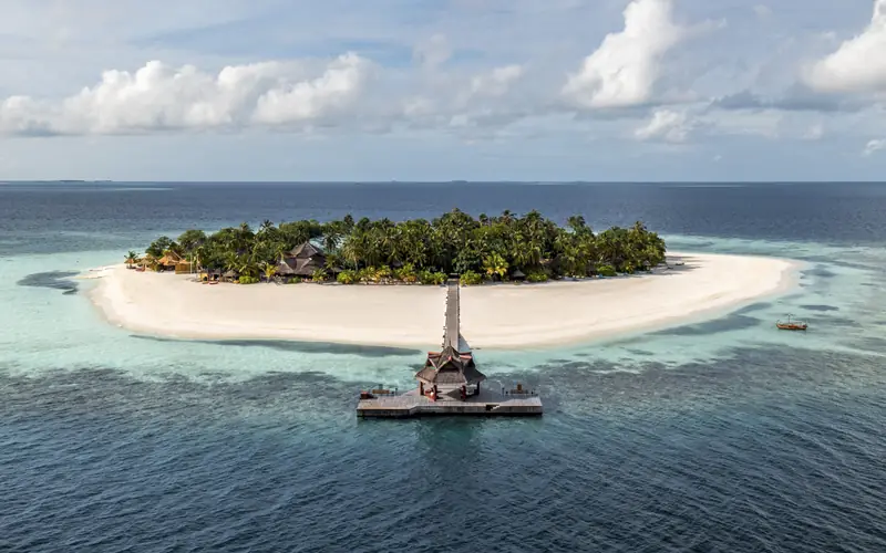 Banyan Tree Vabbinfaru — vue aérienne (photo 1 sur 8)