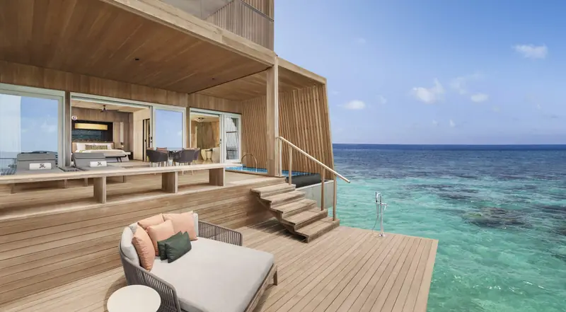 The St. Regis Vommuli Resort, Maldives — coucher de soleil (photo 5 sur 8)