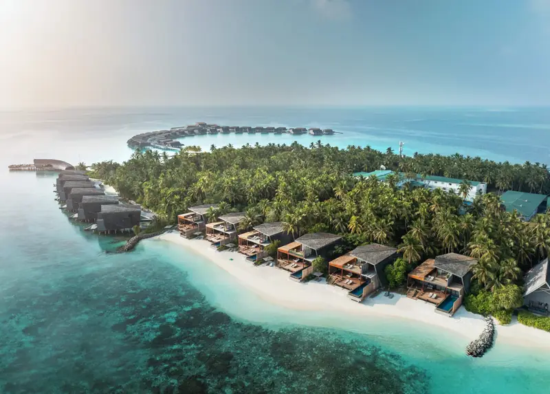 The St. Regis Vommuli Resort, Maldives — vue aérienne (photo 8 sur 8)