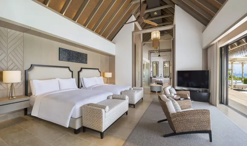Waldorf Astoria Maldives Ithaafushi — intérieur de villa (photo 3 sur 8)